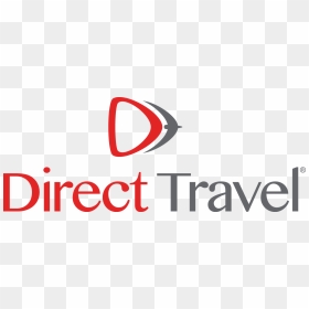 Direct Travel® Logo Pms485 Cg10 No Tag Clipart , Png - Direct Travel Inc Logo, Transparent Png - travel png images