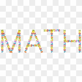 Number Animals Math Typography, HD Png Download - maths png