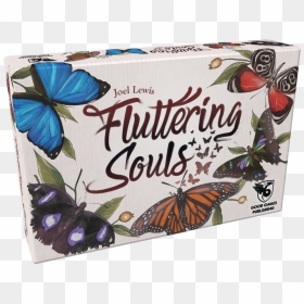 Flutteringsouls Box 3d Cropped - Fluttering Souls, HD Png Download - 3d butterfly png