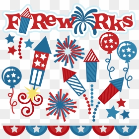 Fireworks Svg Cut Files For Scrapbooking Fireworks - Clip Art, HD Png Download - firecrackers clipart png