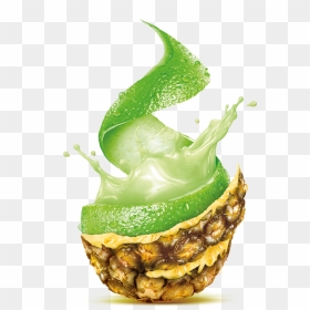 Soyos Juice On Behance Pineapple Lemonade, Fruit Packaging, - Fruit Juice Splash Png, Transparent Png - mix fruit png