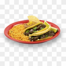 Platters Taco Villa Street - Taco, HD Png Download - rice png images