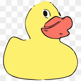 Rubber Duck Vector Graphic Art Free Vector Silhouette - Duck, HD Png Download - graphic art png