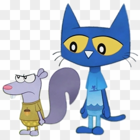 Pete The Cat And Sally - Cartoon, HD Png Download - cartoon clipart png