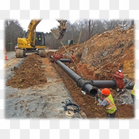 Sewer Lines Installation, Commercial Water Line Installation - Water Line Installation, HD Png Download - water line png