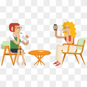 Drinking Coffee Cartoon Png, Hd Png Download - Drink Coffee Clipart, Transparent Png - cartoon png hd