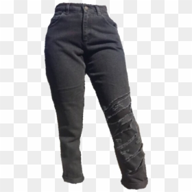Aesthetic Black Jeans Png, Transparent Png - trousers png