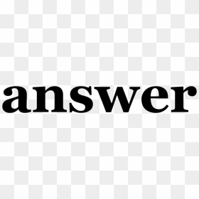 Classic Answer Typography Png Image - Jenkins, Transparent Png - typography png