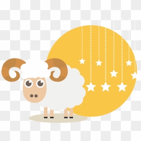 Sheep Clipart Yellow - Vector Eid Adha Png, Transparent Png - goat vector png