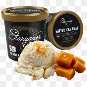 Stargazer Caramel-icecream - Gelato, HD Png Download - ice cream png hd