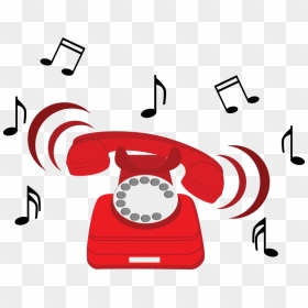 Telephone Ring Transparent & Png Clipart Free Download - Ringing Telephone Clipart Png, Png Download - telephone images png
