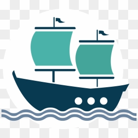 Graphic Sailing Ship Clip Art - Ship Clip Art Png, Transparent Png - yacht clipart png