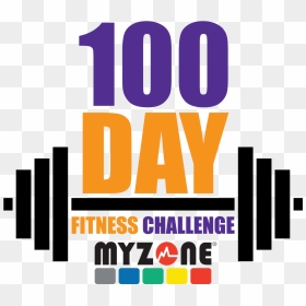 Fitness Challenge Logo Clipart , Png Download - 100 Day Challenge Design, Transparent Png - fitness clipart png