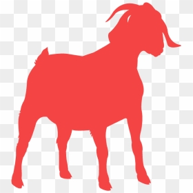 Boer Goat Silouhette, HD Png Download - goat vector png