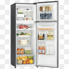 Open Door Fridge, HD Png Download - lg refrigerator png