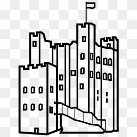 Rochester Castle Diagram, HD Png Download - castle icon png