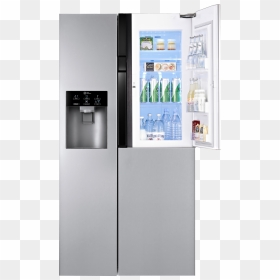 Lg Gc D247sl Fridge, HD Png Download - lg refrigerator png