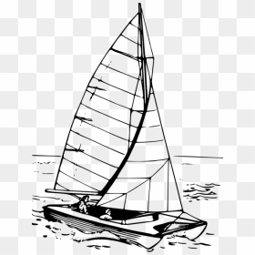 Caravel,lugger,cat Ketch - Catamaran Clipart, HD Png Download - yacht clipart png