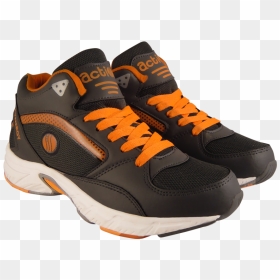 Air Zone Srh0070 Grey Orange - Sneakers, HD Png Download - men shoes png