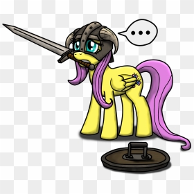 Mlp Skyrim Crossover, HD Png Download - dovahkiin png