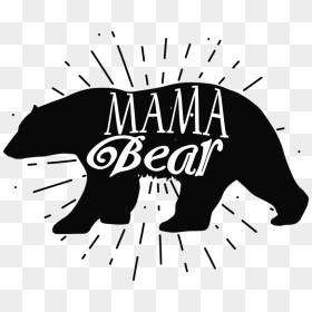 Camiseta Mama E Hija Mama Bear Baby Bear - Playera Personalizada De Mamá Bear, HD Png Download - mama bear png