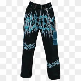 #png #clothes #trousers #punk #rock #goth #gothgirl - Pajamas, Transparent Png - trousers png