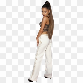 Ariana Grande In White Trousers Png Image - Ariana Grande White Background, Transparent Png - trousers png