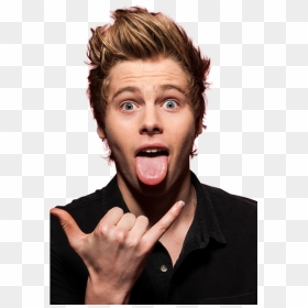 Michael Clifford Transparent Signature Download - Luke Hemmings Black Nails, HD Png Download - michael clifford png