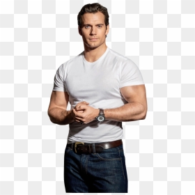 Henry Cavill White T Shirt, HD Png Download - trousers png