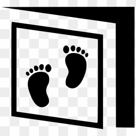 Baby Foot Print Card Book - Animated Picture Of Feet, HD Png Download - baby foot png