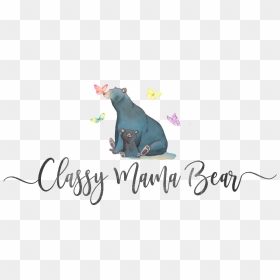 Classy Mama Bear - Calligraphy, HD Png Download - mama bear png