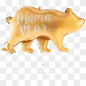Mama Bear Supershape - Domestic Pig, HD Png Download - mama bear png