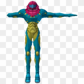 Download Zip Archive - Metroid Fusion Samus Model, HD Png Download - metroid fusion png