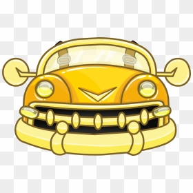 Flying Clipart Car - Club Penguin Golden Car, HD Png Download - flying car png