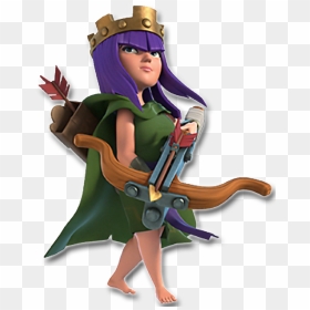 Card Image - Clash Of Clans Heroes Png, Transparent Png - archer queen png