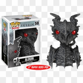 Skyrim Alduin Funko Pop, HD Png Download - dovahkiin png