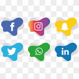 Logo Facebook Twitter Instagram Vector - Social Network Logo Png, Transparent Png - facebook icon .png