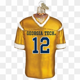 Old World Christmas Georgia Tech Football Jersey Ornament - Sports Jersey, HD Png Download - georgia tech png
