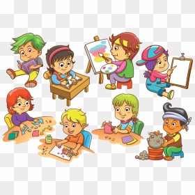 Activity Time Clipart Jpg Hd Cartoon Kids Activity - School Activities Clipart, HD Png Download - activity png