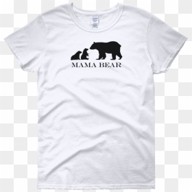 Twin Mama Bear T-shirt - Funny Girls Night Out Shirts, HD Png Download - mama bear png