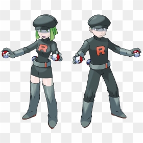 Pokemon Red Team Rocket Grunt, HD Png Download - pokemon fire red png