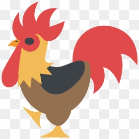 Rooster Emoji, HD Png Download - chicken emoji png