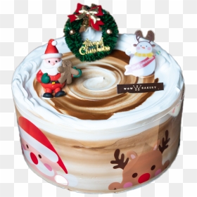 Birthday Cake, HD Png Download - christmas cake png