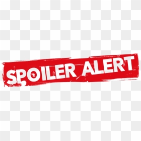 Grunge Spoiler Alert Label Psd - Carmine, HD Png Download - spoiler png