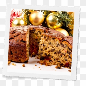 Christmas Cake - Bolos De Natal Simples, HD Png Download - christmas cake png