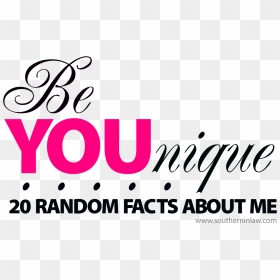 20 Random Facts About Me Blog Survey - Graphic Design, HD Png Download - younique png