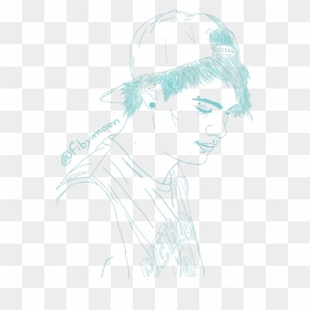 Fibymoon - Sketch, HD Png Download - michael clifford png