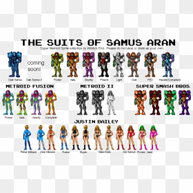 Png , Png Download - Samus Aran Suits, Transparent Png - metroid fusion png