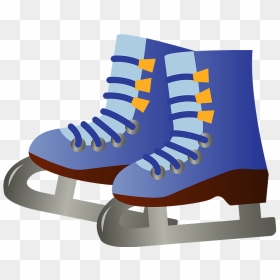 Ice Skate Sports Clipart - イラスト スケート 靴 無料, HD Png Download - ice skating png