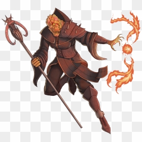 Fire Mage Png - Fire Sorcerer, Transparent Png - mage png